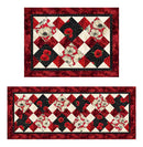 Dancing Poppies PATTERN - Tablerunner & Placemats by Quilts By Jen