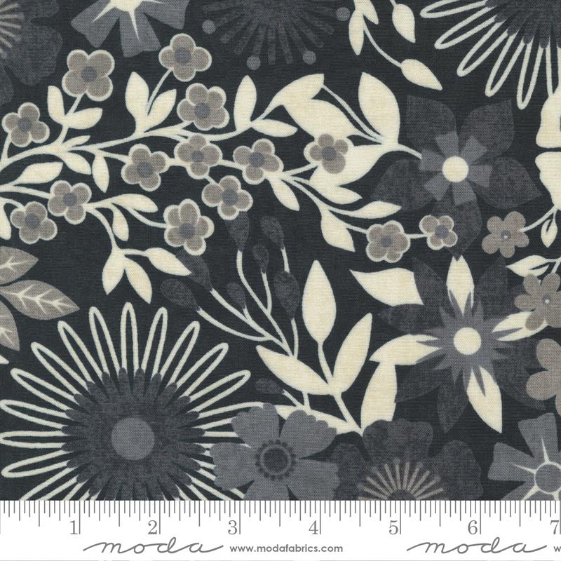 Date Night by Basicgrey for Moda - Lg Floral on Black 530710-16