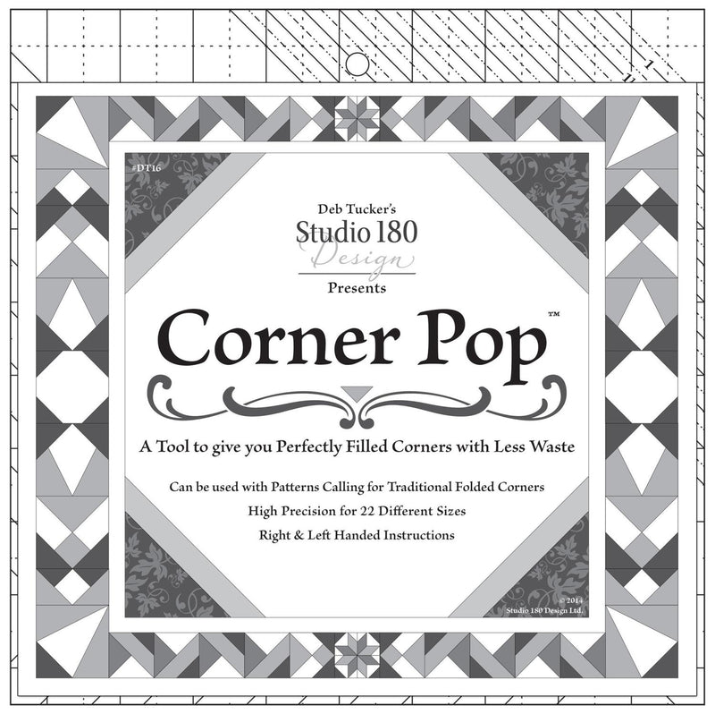 Deb Tucker's Corner Pop Ruler - DT16
