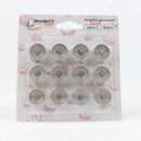 DecoBob Prewound Bobbins Size L 80wt Dove Grey (12 bobbins) DB113