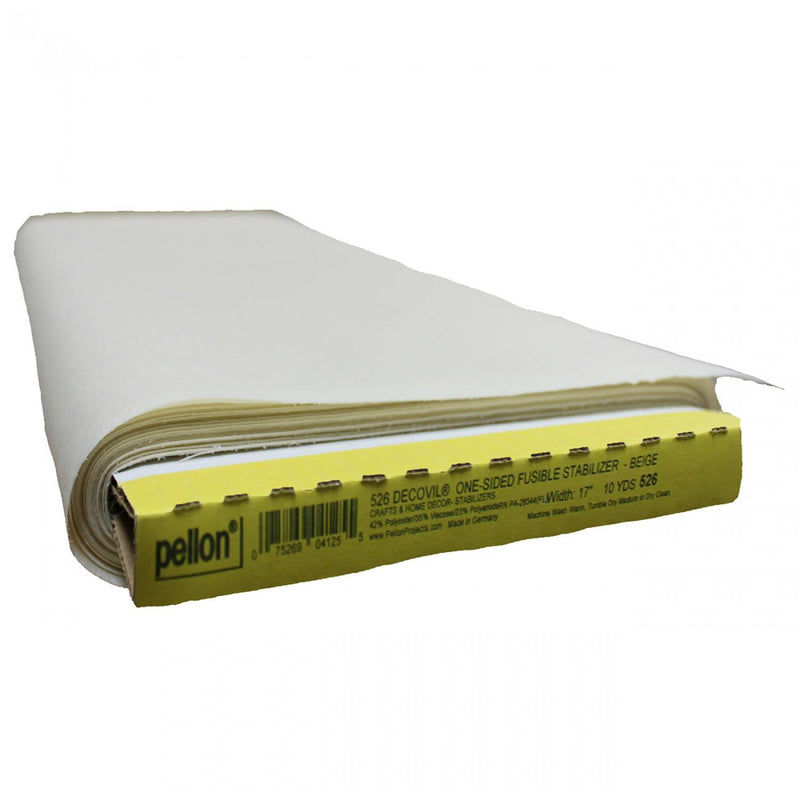 Decovil Stabilizer 17" - by Pellon - 1 Sided Fusible - Beige 526