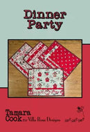 Dinner Party Placemat Pattern by Tamara Cook for Villa Rosa Designs (14" x 18")