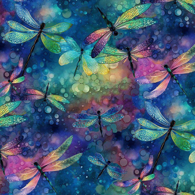 Dragonfly Dream by Timeless Treasures - NATURE-CD3206-FANTASY