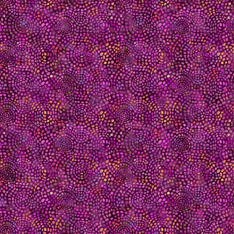Dragonfly Dreams by Northcott - Circular Texture Dk Pink DP24832-28