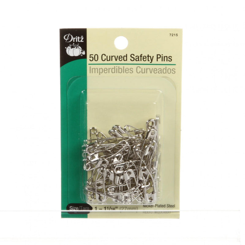 Dritz Curved Safety Pins - 50 - 1 1/16" 26mm)
