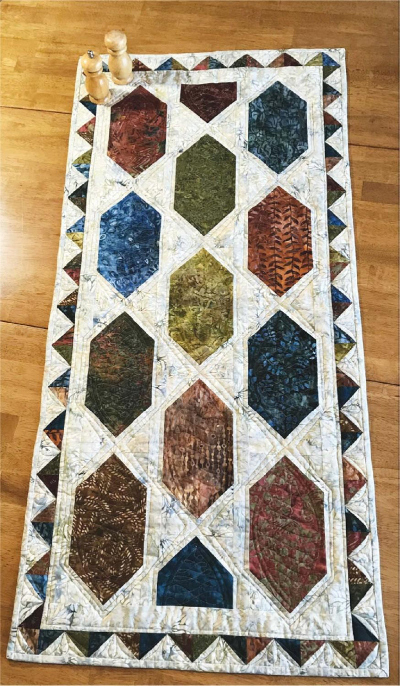 Easy Street Table Runner Pattern Cut Loose Press - CLPPSQ002