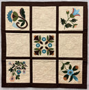 Elegance Embroidery - SAMPLE - FINISHED - Quilted & Bound - 31.5" x 31.5"