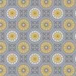 Emma & Mila Cottons - Mosaics on Grey 4140409WM-02