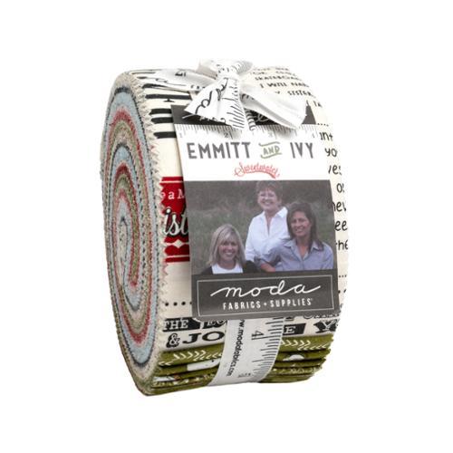 Emmitt and Ivy - Jelly Roll by Sweetwater for Moda - 2.5" Strips 40 pc JR55690