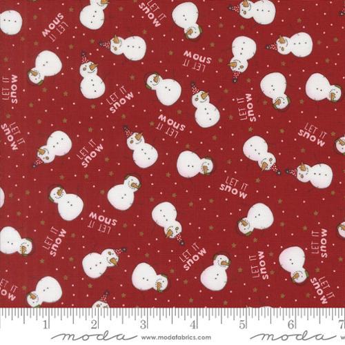 Emmitt and Ivy by Sweetwater for Moda - Red Snowmen 55691-12