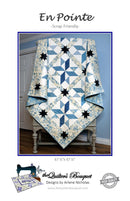En Pointe Quilt Pattern by Quilter's Bouquet - 67.5" x 67.5