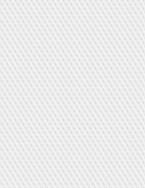 Essentials - Cotton Couds by Willmington - Wavey Diamonds White on White 39143-100
