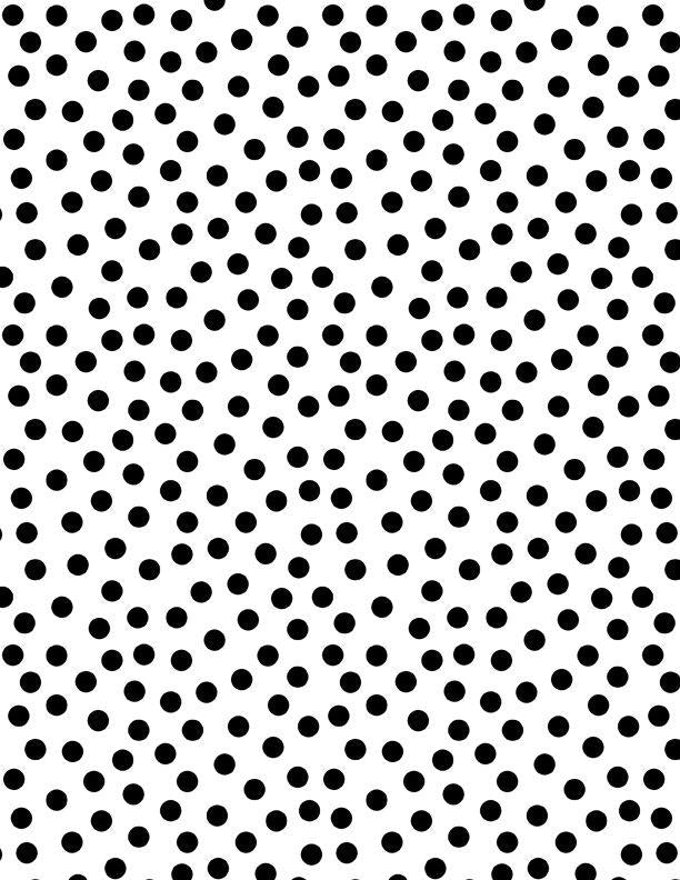 Essentials - On The Dot by Wilmington - Black Dots on White 1817-39146-199