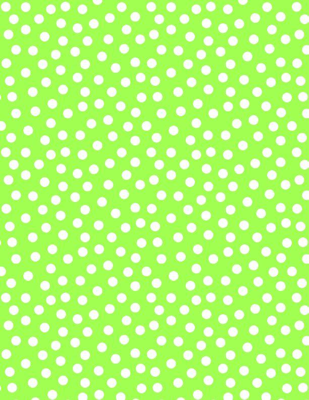 Essentials - On The Dot by Wilmington - White Dots on Green 1817-39146-771
