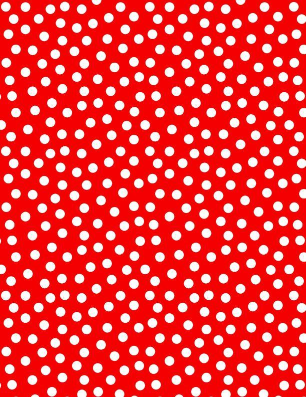 Essentials - On The Dot by Wilmington - White Dots on Red 1817-39146-331
