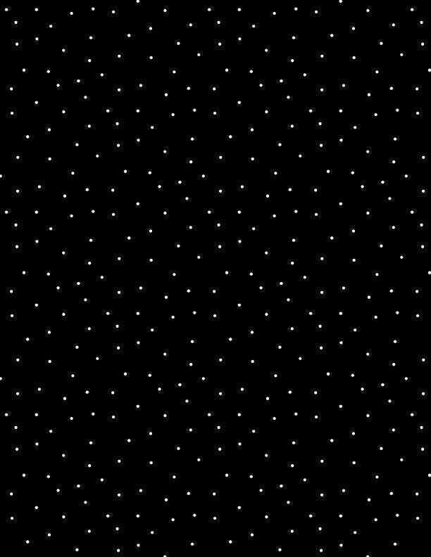 Essentials - Pindots Wilmington - White on Black 39131-991