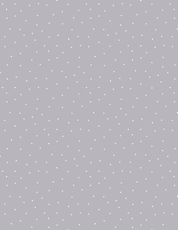 Essentials - Pindots by Wilmington Prints - Gray/White 39131-910