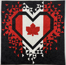 Exploding Heart of Canada KIT - 72" x 72" includes binding