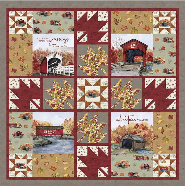 Fall Journeys - Quilt Kit - Riley Blake 72" x 72"  (includes binding) - KT-16210