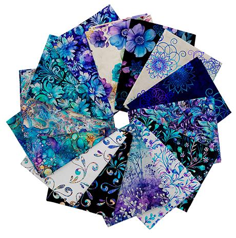 Fantasia - 14 pc FQ Bundle - QT Fabrics FNTS3PKY