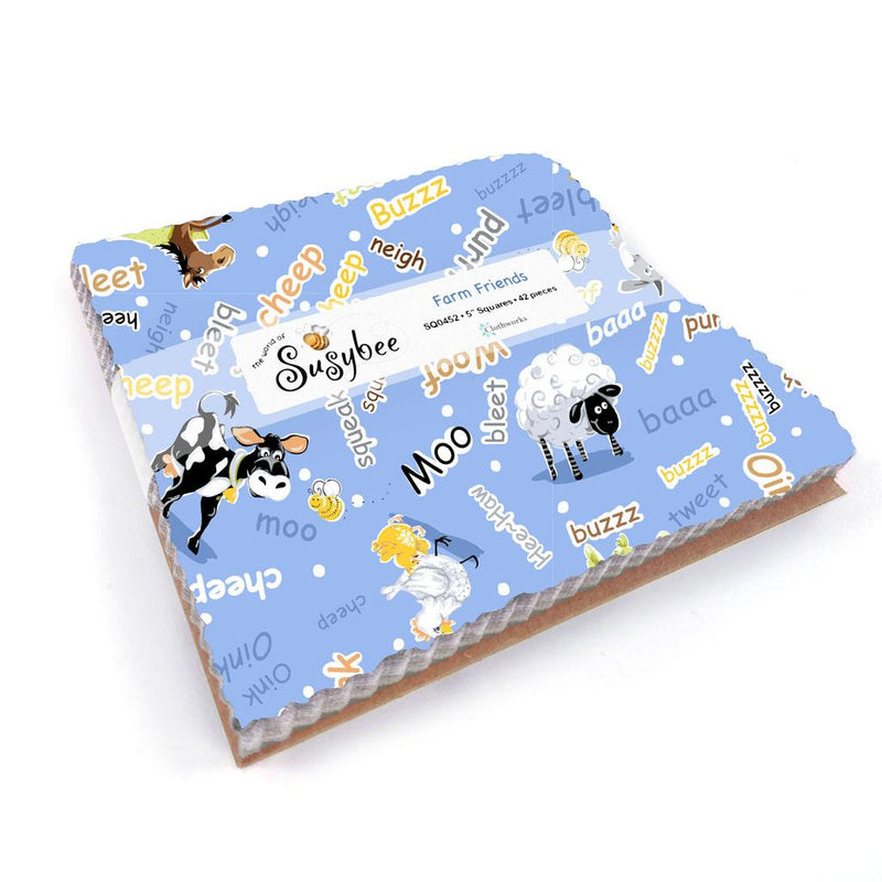 Farm Friends - Charm Pack - by Susybee (5"x5" 42 pc) SQ0452