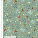 Feathered Foliage - Make + Believe - Holly Harvest 3651-04