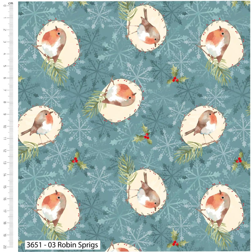 Feathered Foliage - Make + Believe - Robin Sprigs 3651-03