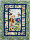 Fences - Zoo Crew SAMPLE - Pieced Top 53.5" x 71.5" incl binding