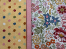 Fieldrush Floral Pillowcase KIT - Fabric for body, band & cuff with pattern