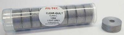 Fil-Tec Clear Quilt Pre-Wound Style L Cotton 10pc - Light Grey 12958