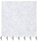 Fine Line Floral 108" by Maywood Studio - Pale Gray MASQB11240-KW