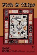 Fish & Chips Quilt Pattern by Villa Rosa Designs (54" x 62") VRDMC084