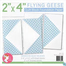 Flying Geese Quilt Block Foundation Paper by It's Sew Emma - 2" x 4"