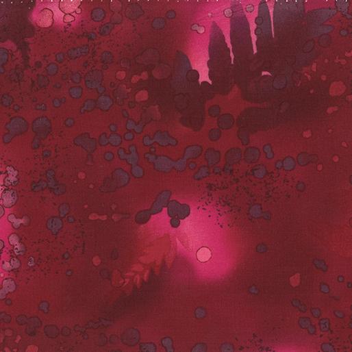 Fossil Fern by Benartex - Red Peony 00528-50