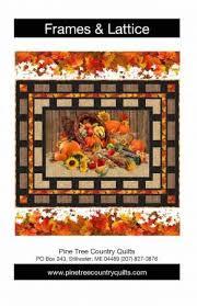 Frames and Lattice Panel PATTERN by Pine Tree Quilts (44"x 34") - PT1787
