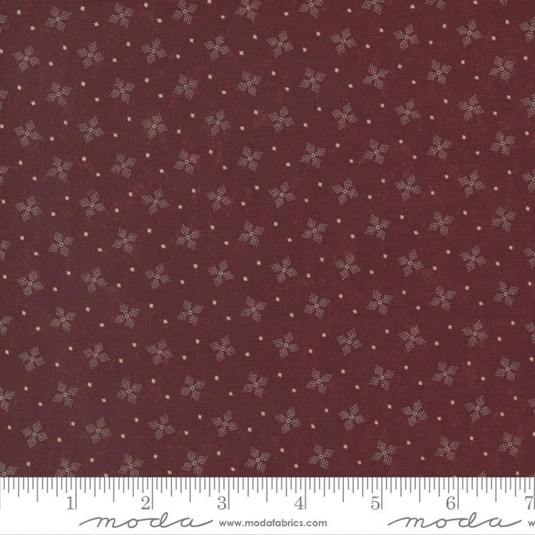 Freedom Road by Moda - Pinwheel Reproduction Red Tan 9694-13