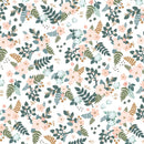 From Far and Wide by Moda - Floral on White 13223-11