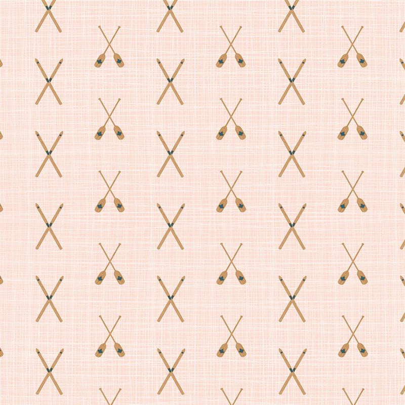From Far and Wide by Moda - Paddles on Light Peach 13225-11