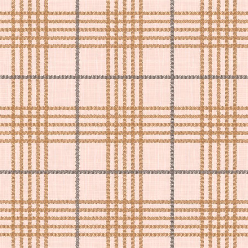 From Far and Wide by Moda - Plaid on Light Peach 13226-11