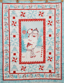 Frosty Merry-Mints Quilt - PIECED TOP 56.5" x 72.5" (includes binding)
