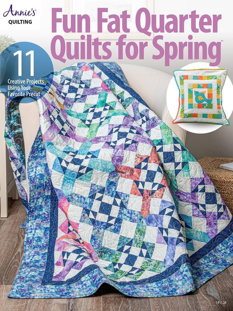 Fun Fat Quarter Quilts for spring BOOK - by Annie's Quilting - 141524