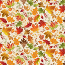 Gather With A Grateful Heart - Timeless Treasures - Harvest CD3515-Cream