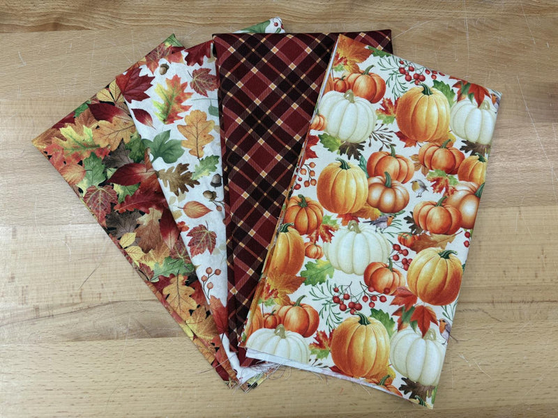 Gather With A Grateful Heart (4pc) FQ Bundle - (approx 20" x 22")