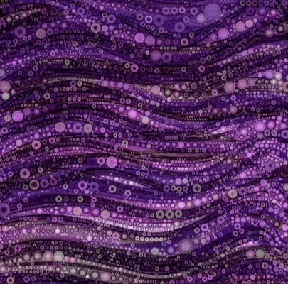 Gigi In The Garden by Camelot - Abstract Circles 16240105-02 Purple
