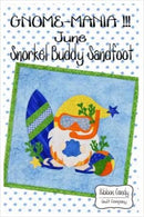 Gnome-Mania!!! PATTERN - June - Snorkel Buddy Sandfoot - 12" x 12"