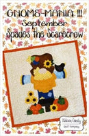 Gnome-Mania!!! PATTERN - September - Spades the Scarecrow - 12" x 12"