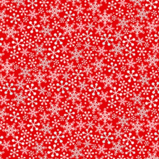 Gnome For The Holidays - QT - Snowflakes Red - 31067 R