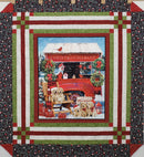 Golden Gifts Quilt PIECED TOP - 68"x 72" (includes binding)