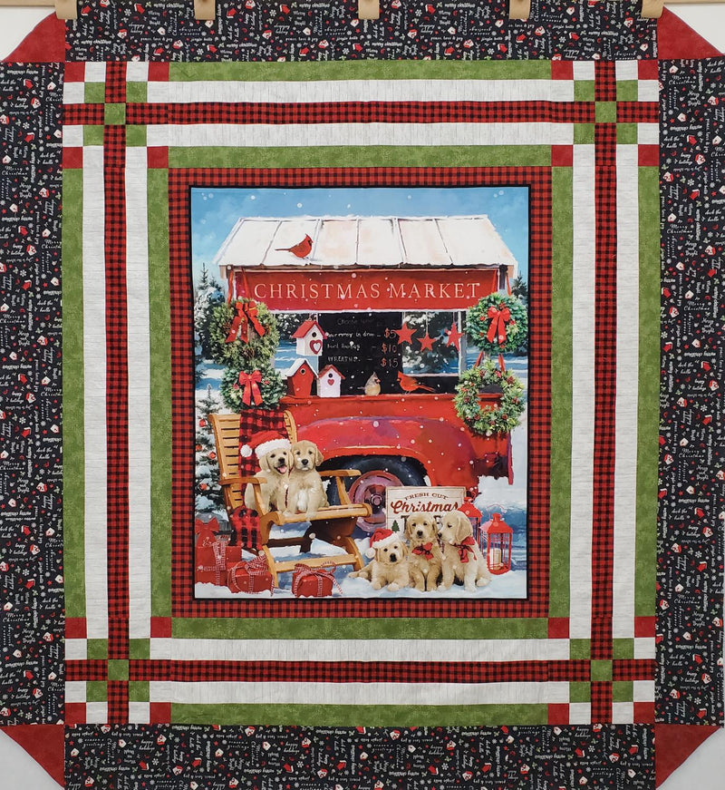Golden Gifts Quilt PIECED TOP - 68"x 72" (includes binding)