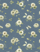 Green Fields by Wilmington - Medium Floral Blue 17802-417